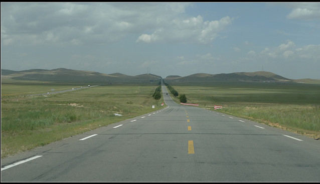 公司90＃瀝青產(chǎn)品用于207國道錫盟段